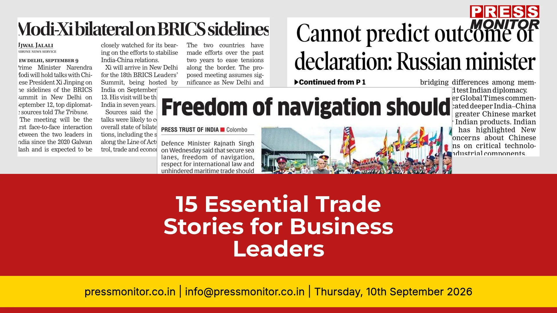 15 Essential Trade Stories for Business Leaders