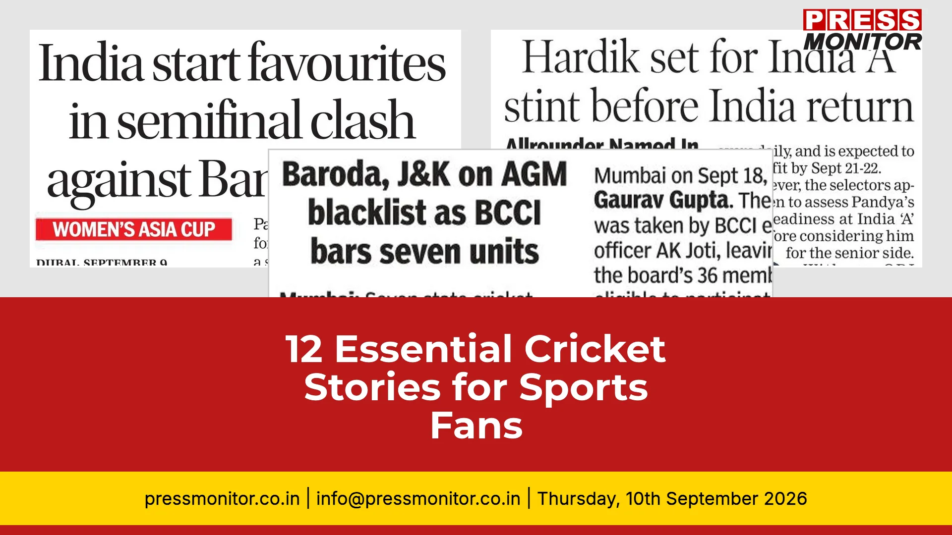 [12] Essential Cricket Stories for Sports Fans