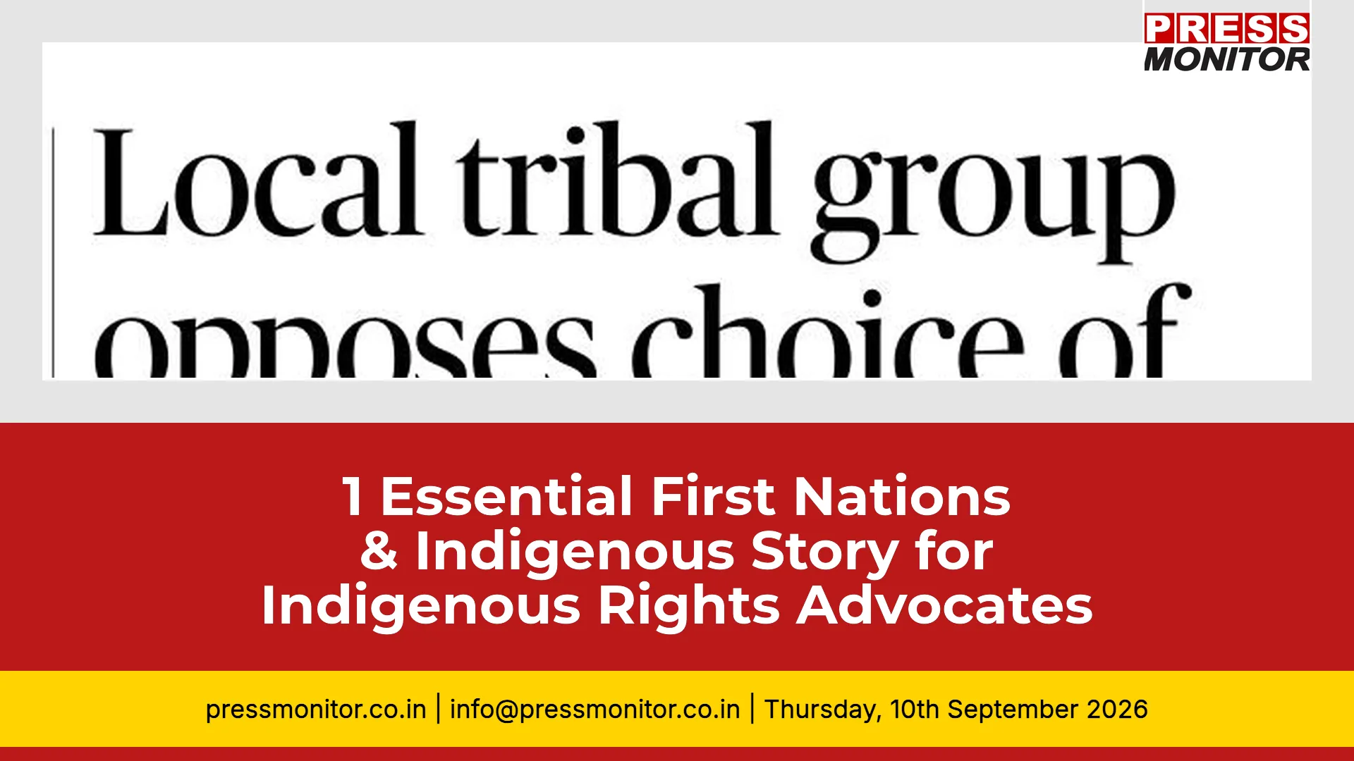 1 Essential First Nations & Indigenous Story for Indigenous Rights Advocates