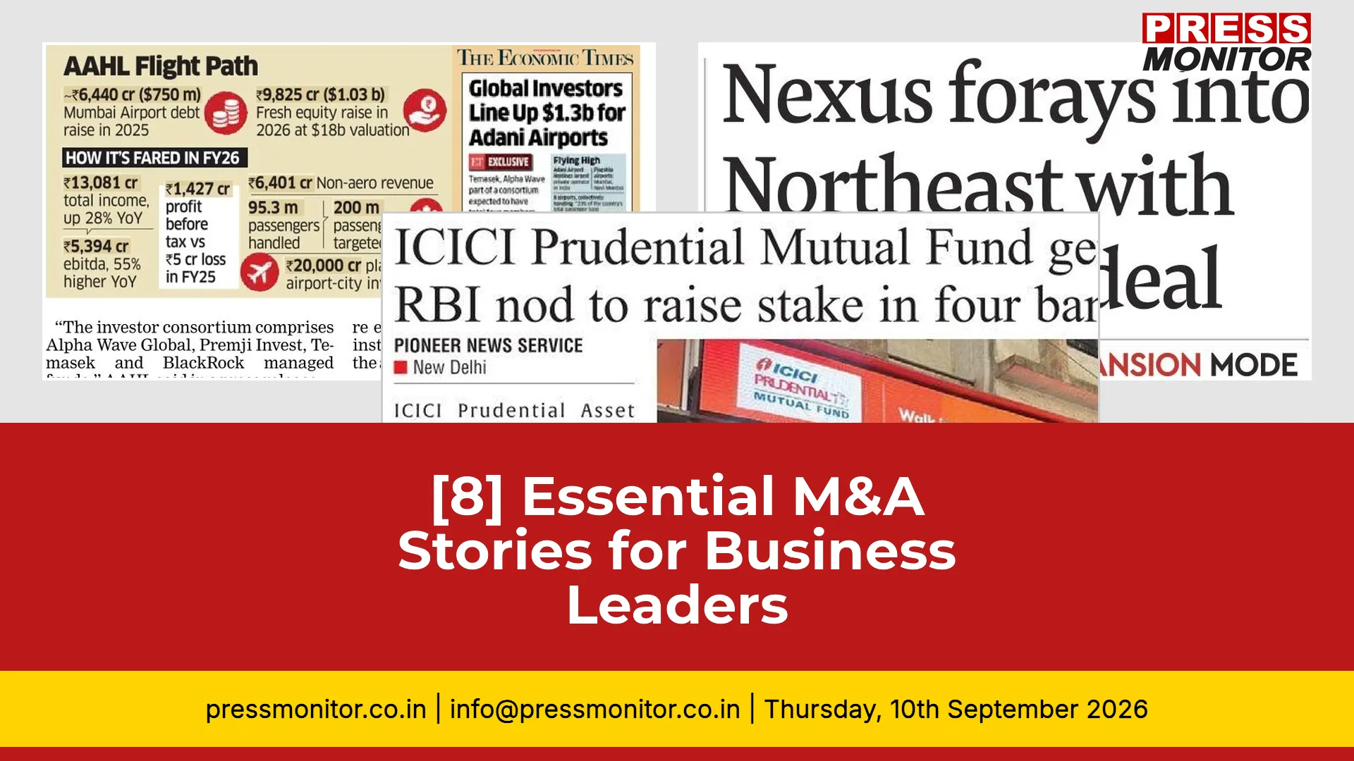 [8] Essential M&A Stories for Business Leaders