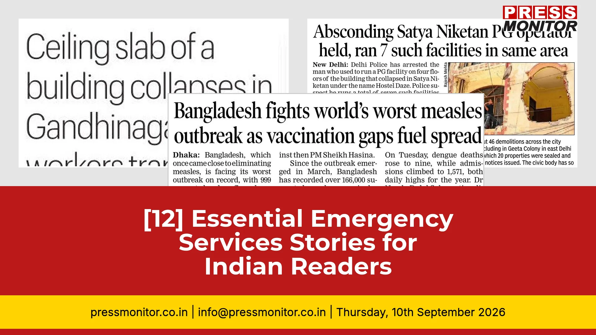 [12] Essential Emergency Services Stories for Indian Readers