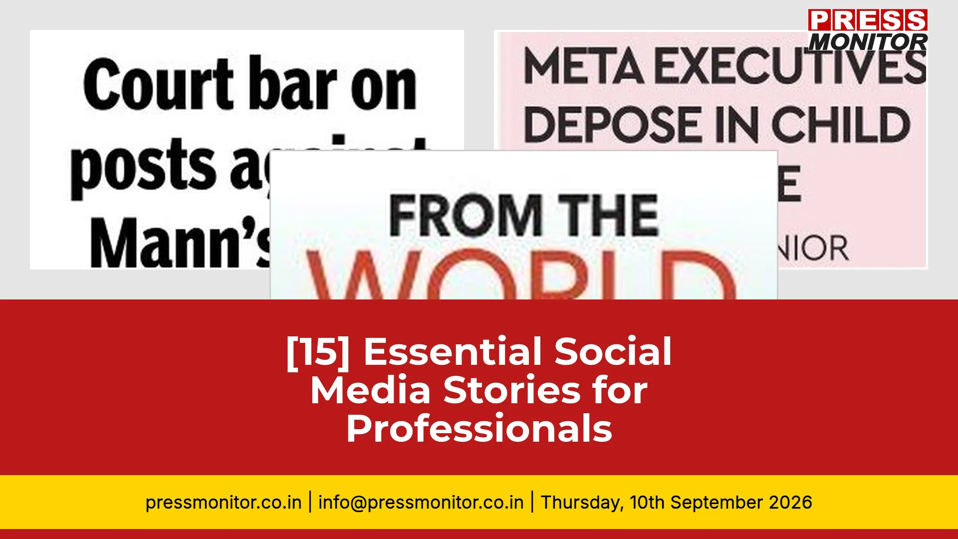 [15] Essential Social Media Stories for Professionals