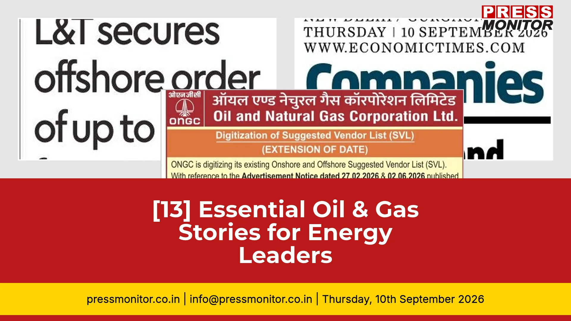 [13] Essential Oil & Gas Stories for Energy Leaders