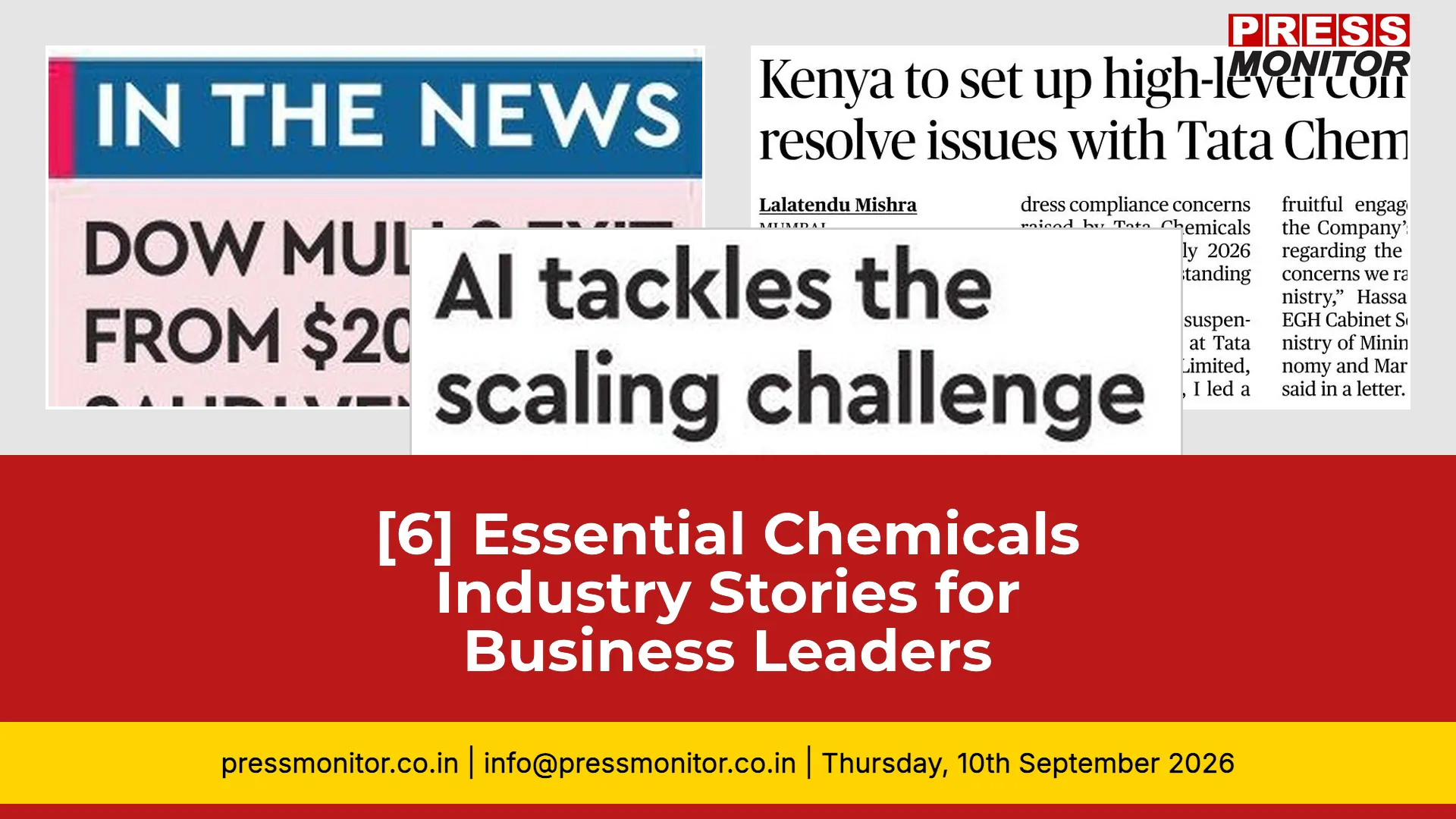 [6] Essential Chemicals Industry Stories for Business Leaders