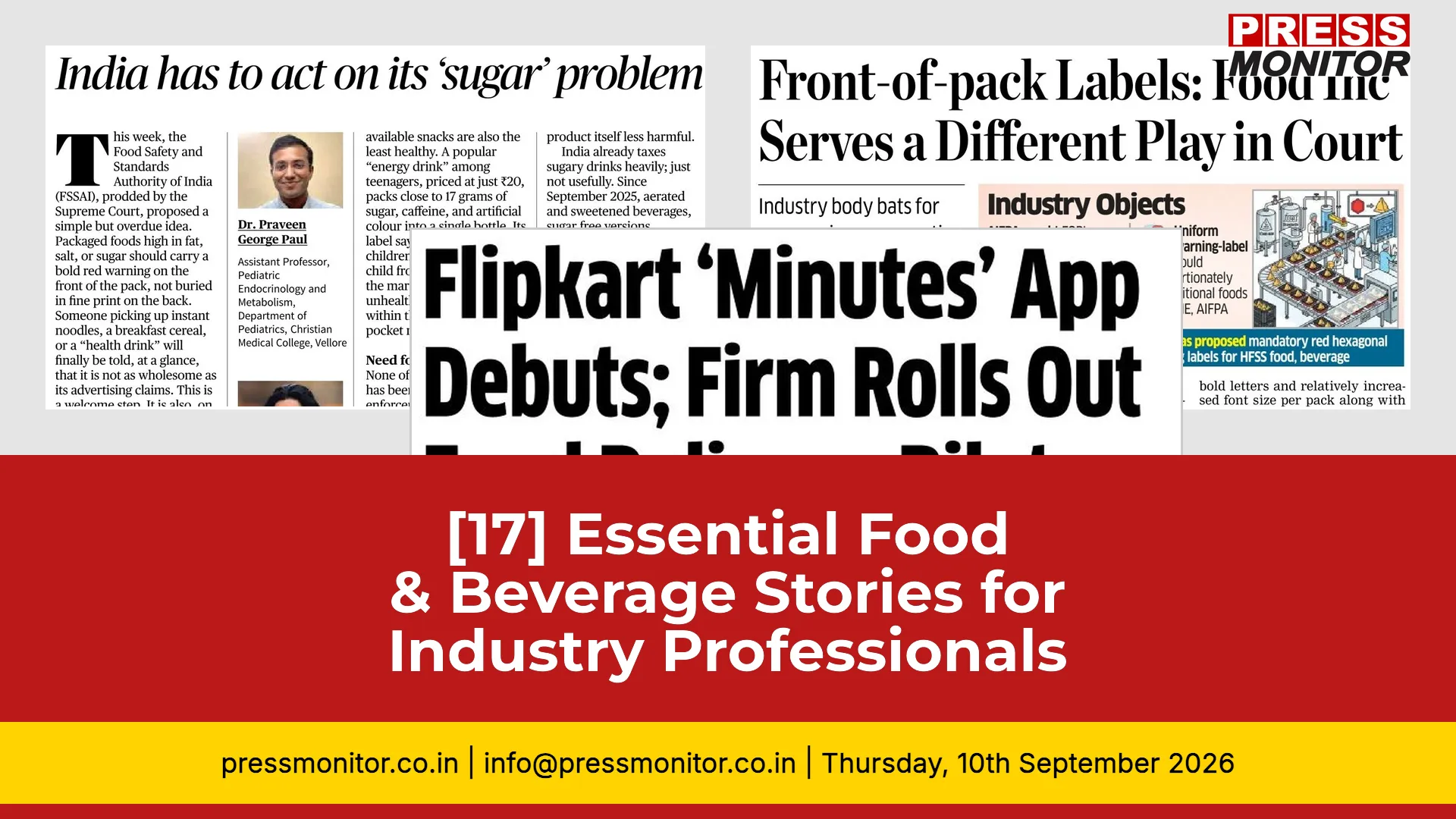 [17] Essential Food & Beverage Stories for Industry Professionals