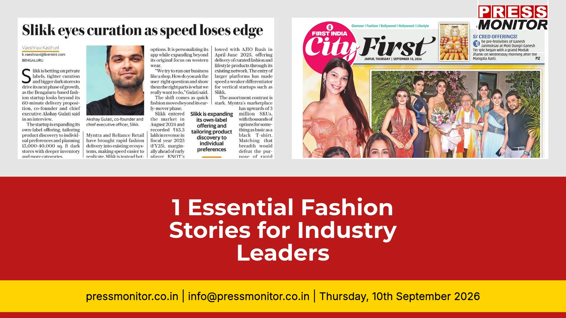 1 Essential Fashion Stories for Industry Leaders