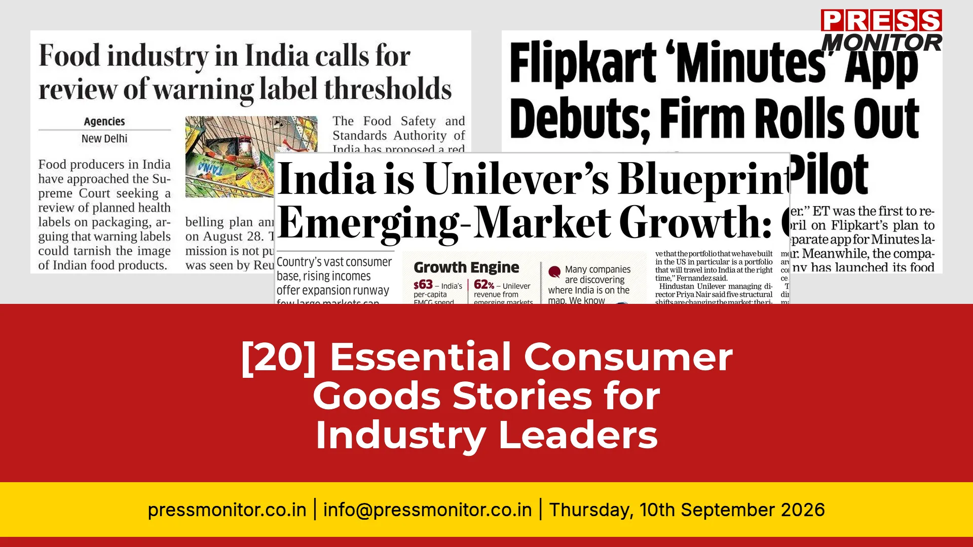 [20] Essential Consumer Goods Stories for Industry Leaders