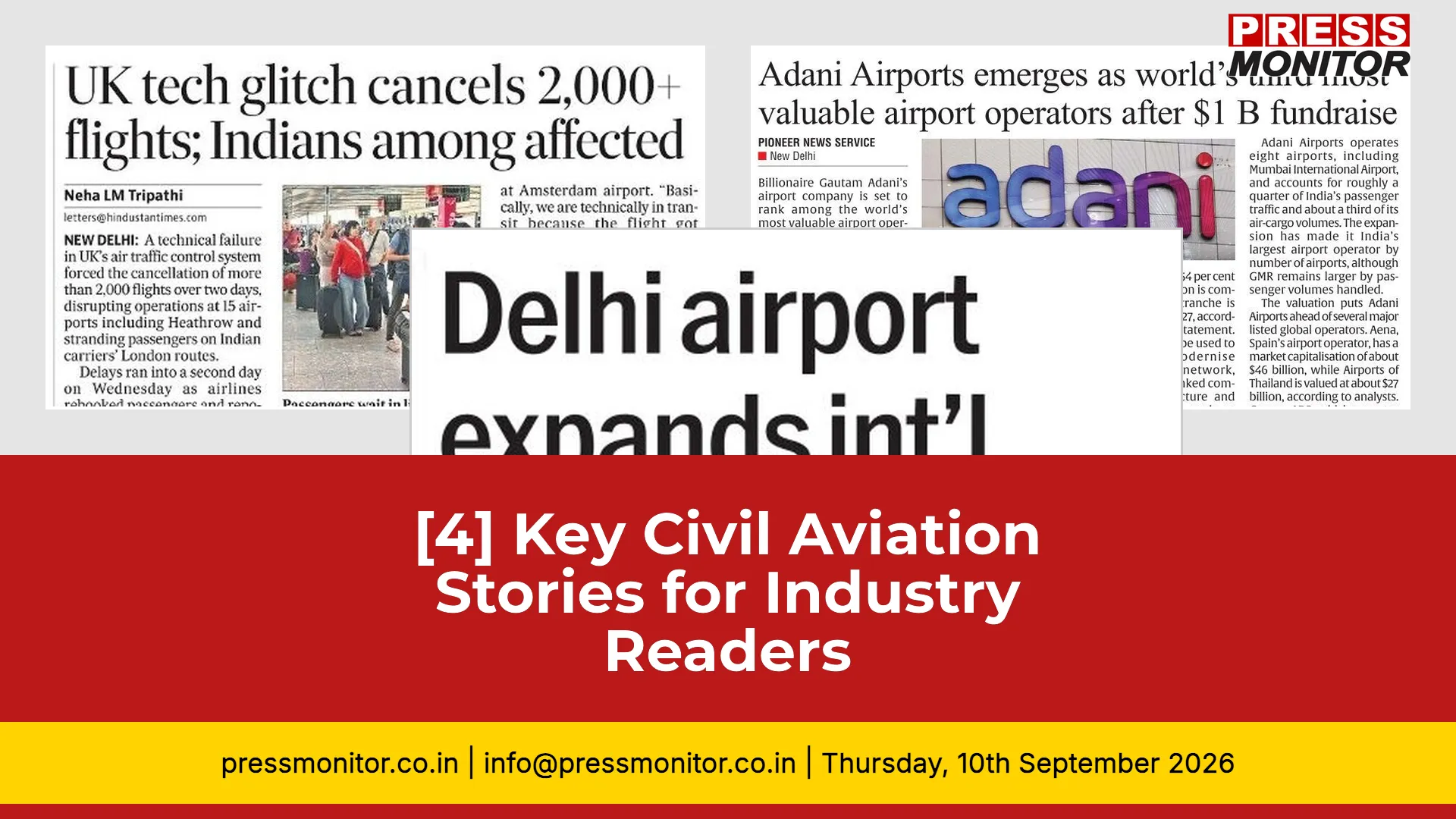 [4] Key Civil Aviation Stories for Industry Readers