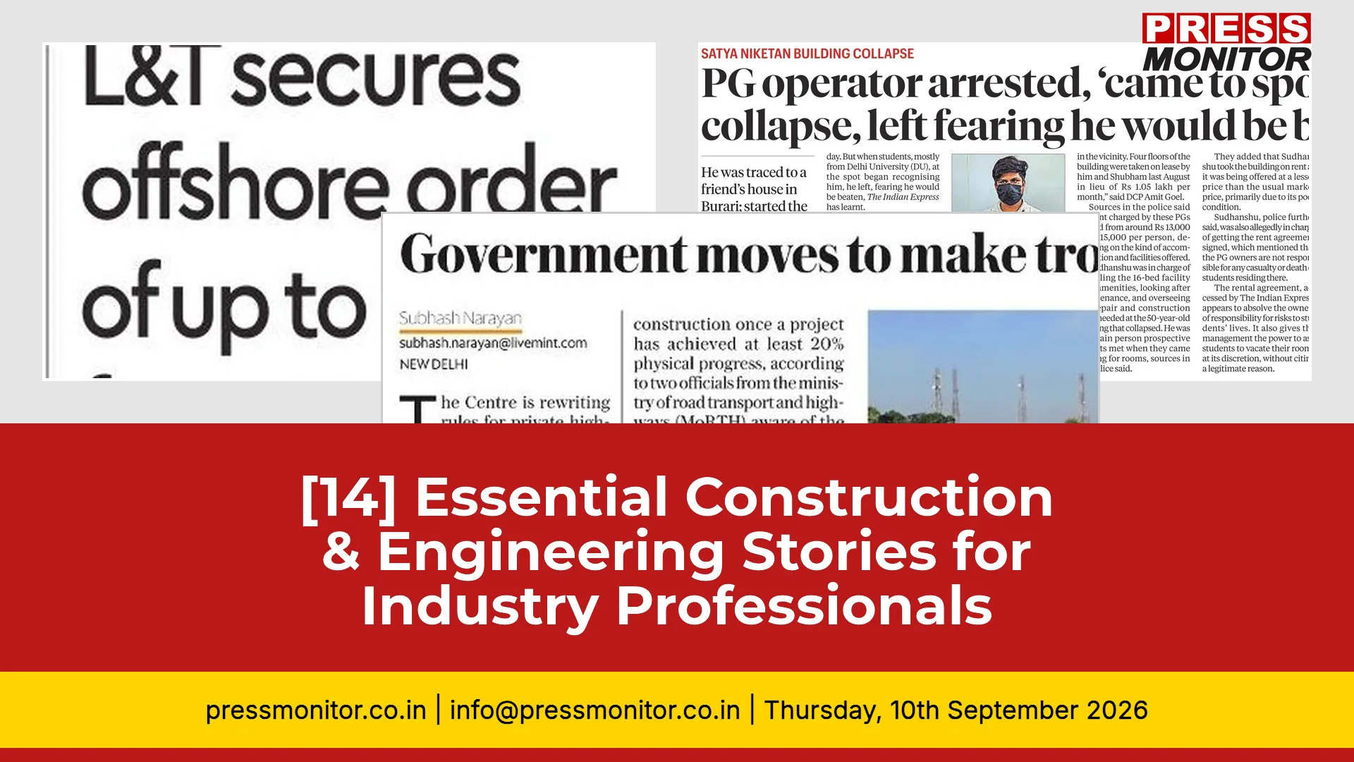 [14] Essential Construction & Engineering Stories for Industry Professionals