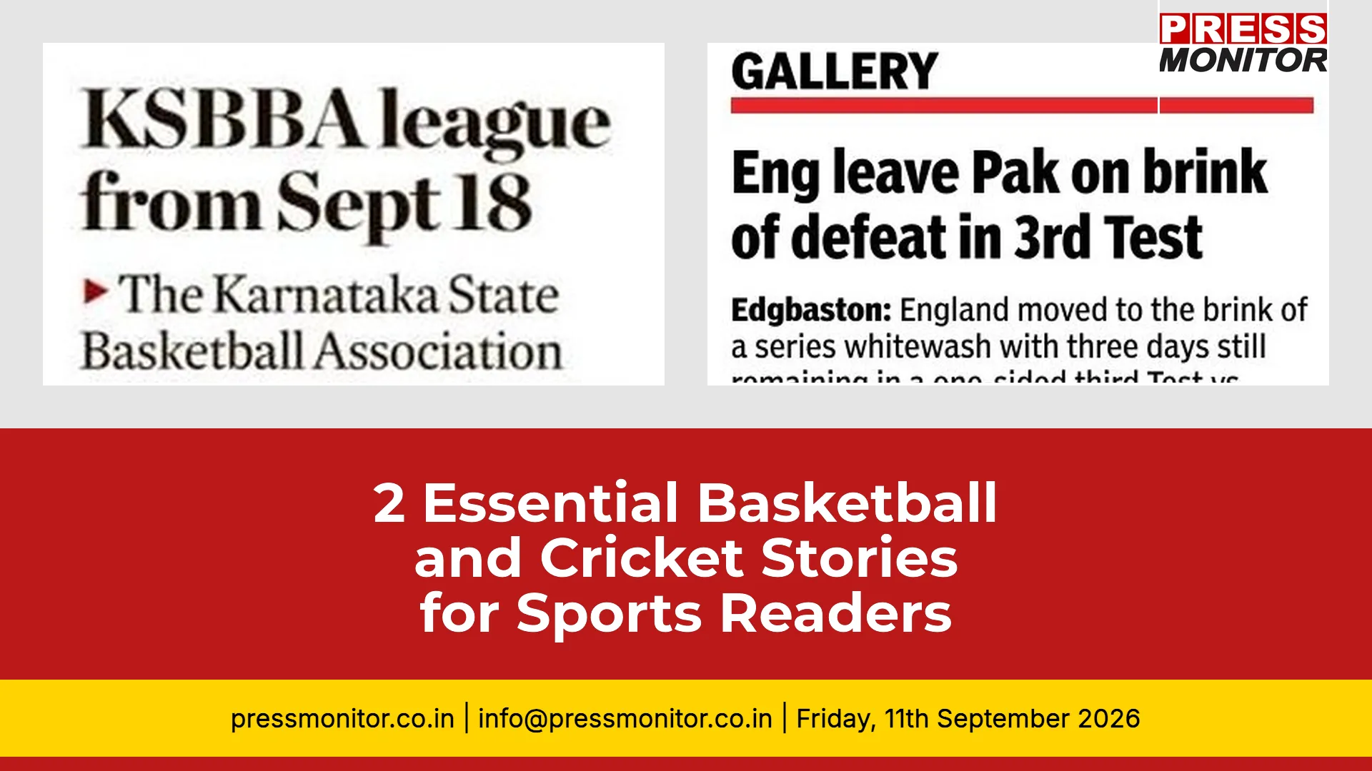 [2] Essential Basketball and Cricket Stories for Sports Readers