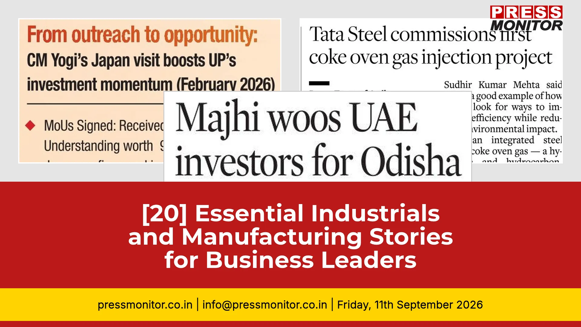 [20] Essential Industrials and Manufacturing Stories for Business Leaders