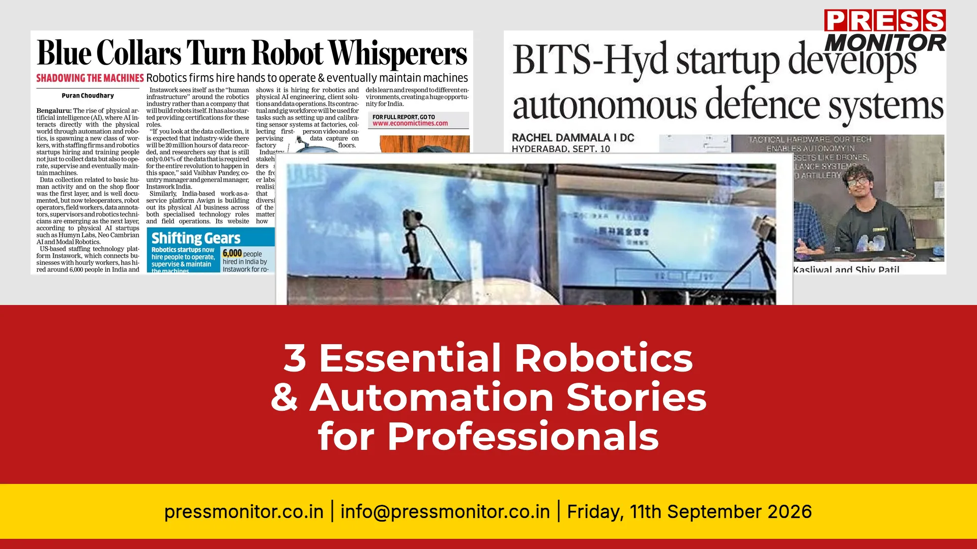 3 Essential Robotics & Automation Stories for Professionals