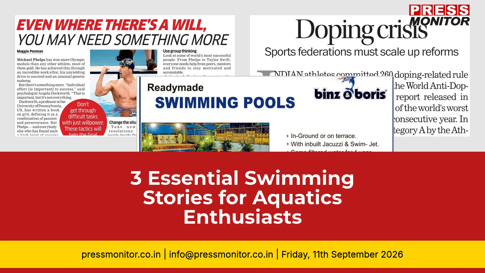 3 Essential Swimming Stories for Aquatics Enthusiasts