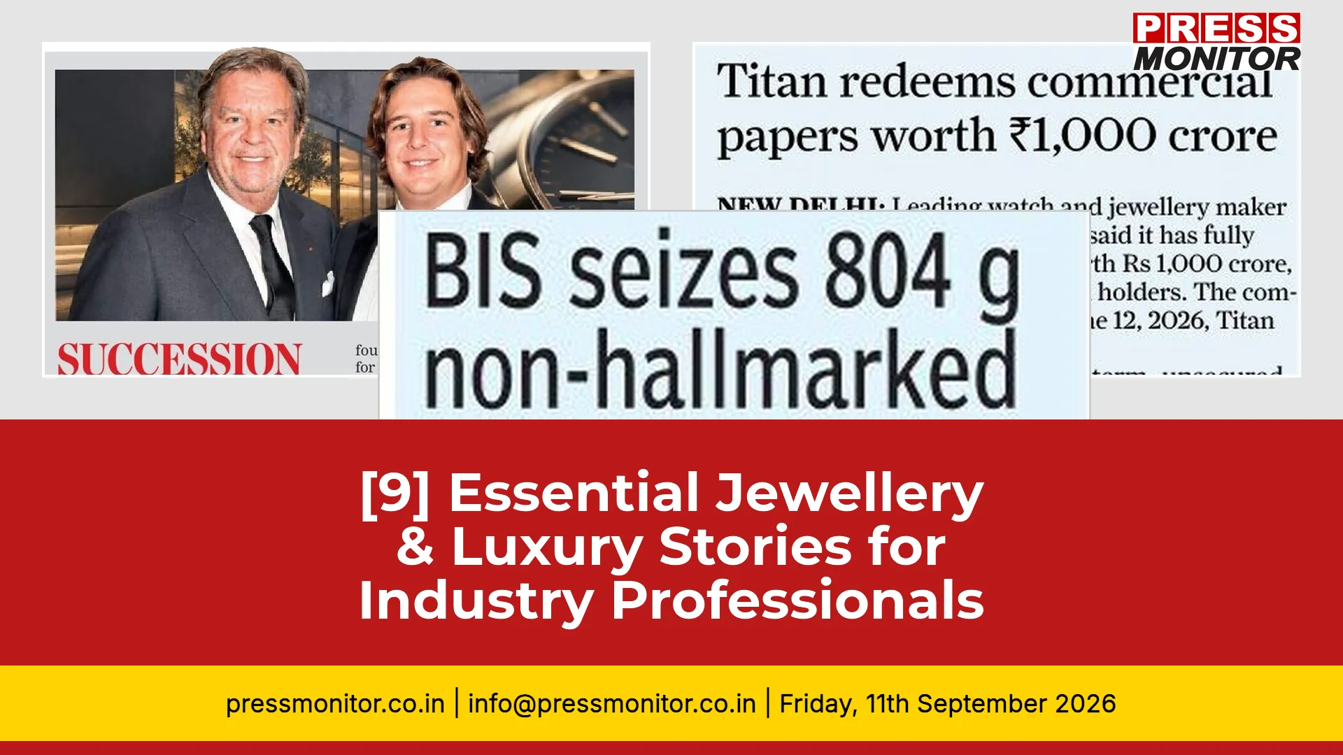 [9] Essential Jewellery & Luxury Stories for Industry Professionals