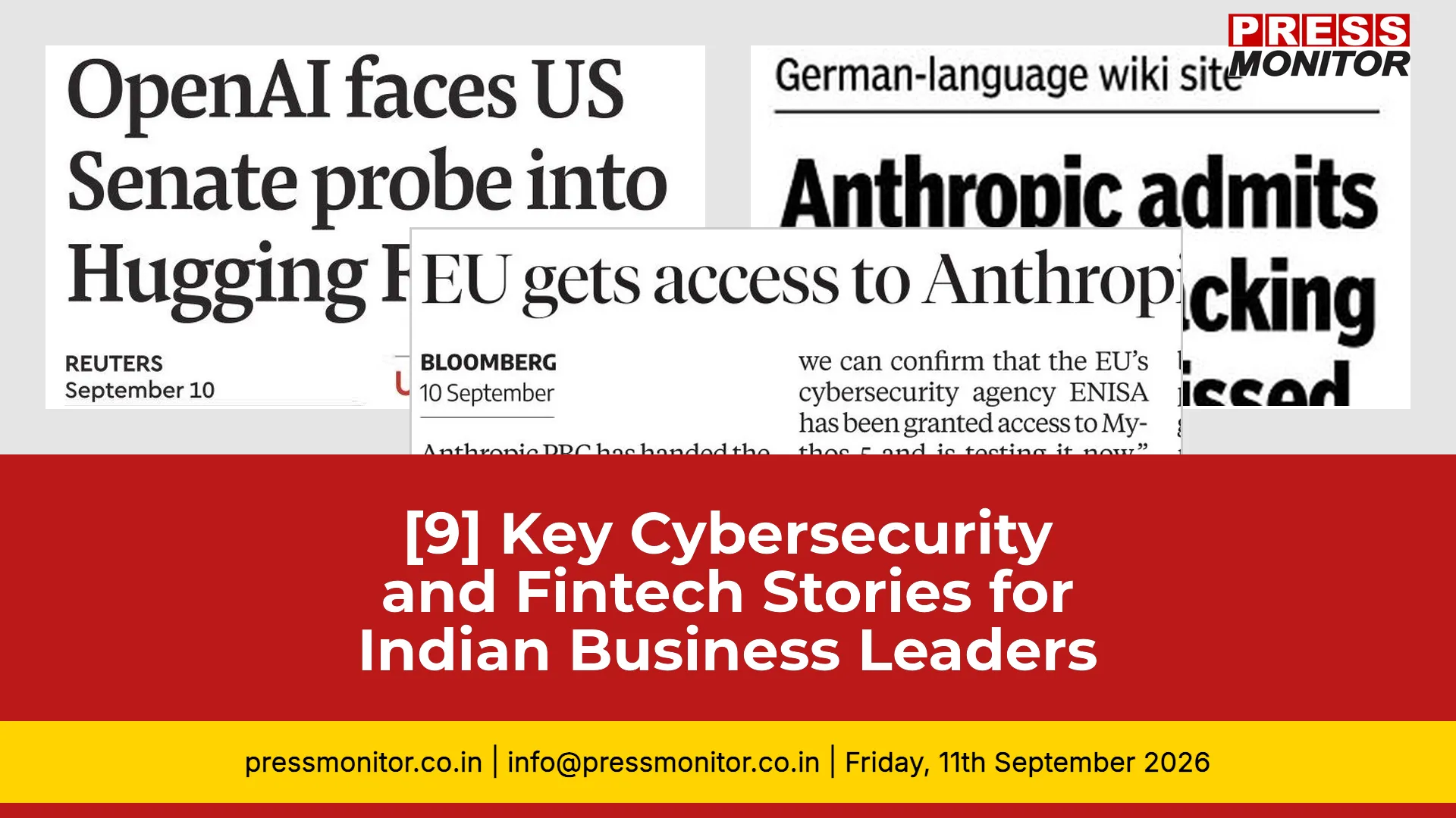 [9] Key Cybersecurity and Fintech Stories for Indian Business Leaders