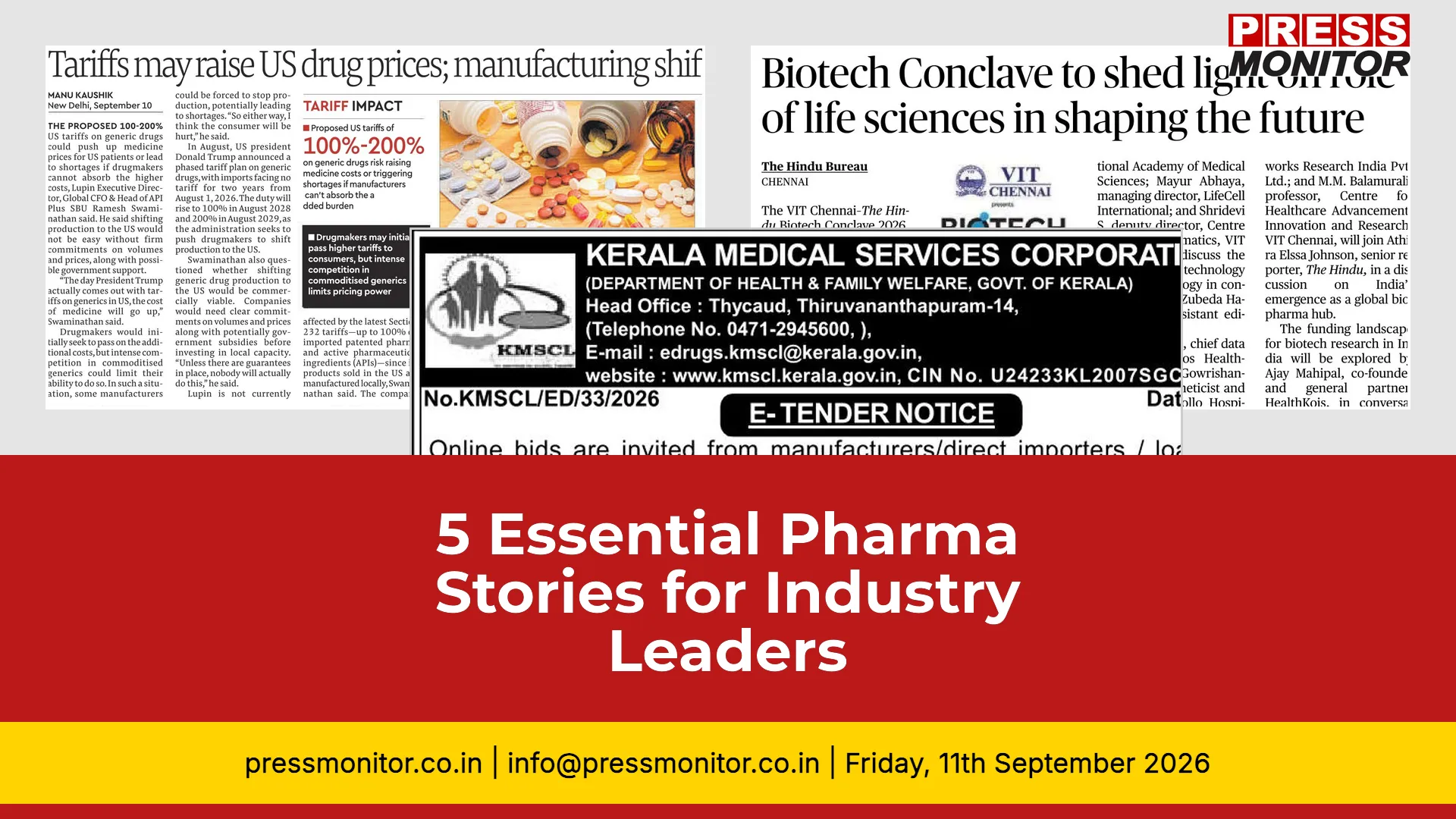 5 Essential Pharma Stories for Industry Leaders