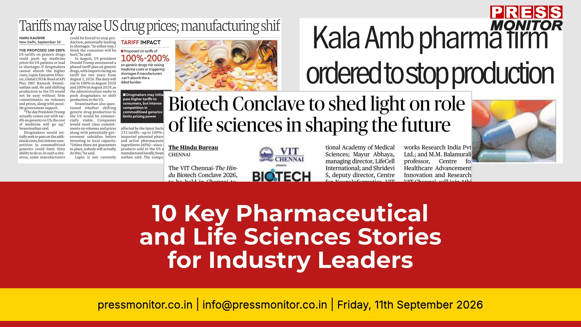 10 Key Pharmaceutical and Life Sciences Stories for Industry Leaders
