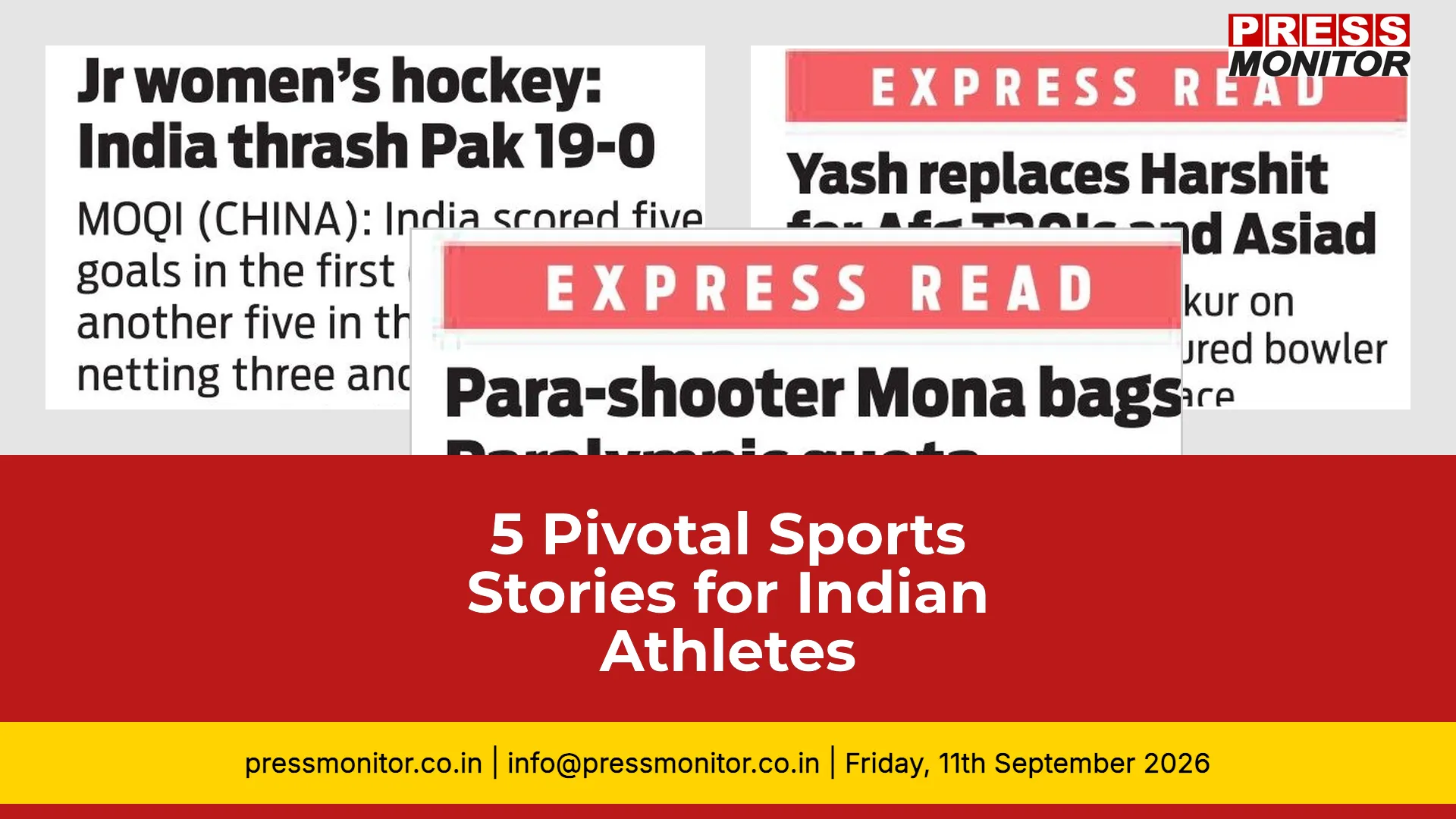 5 Pivotal Sports Stories for Indian Athletes