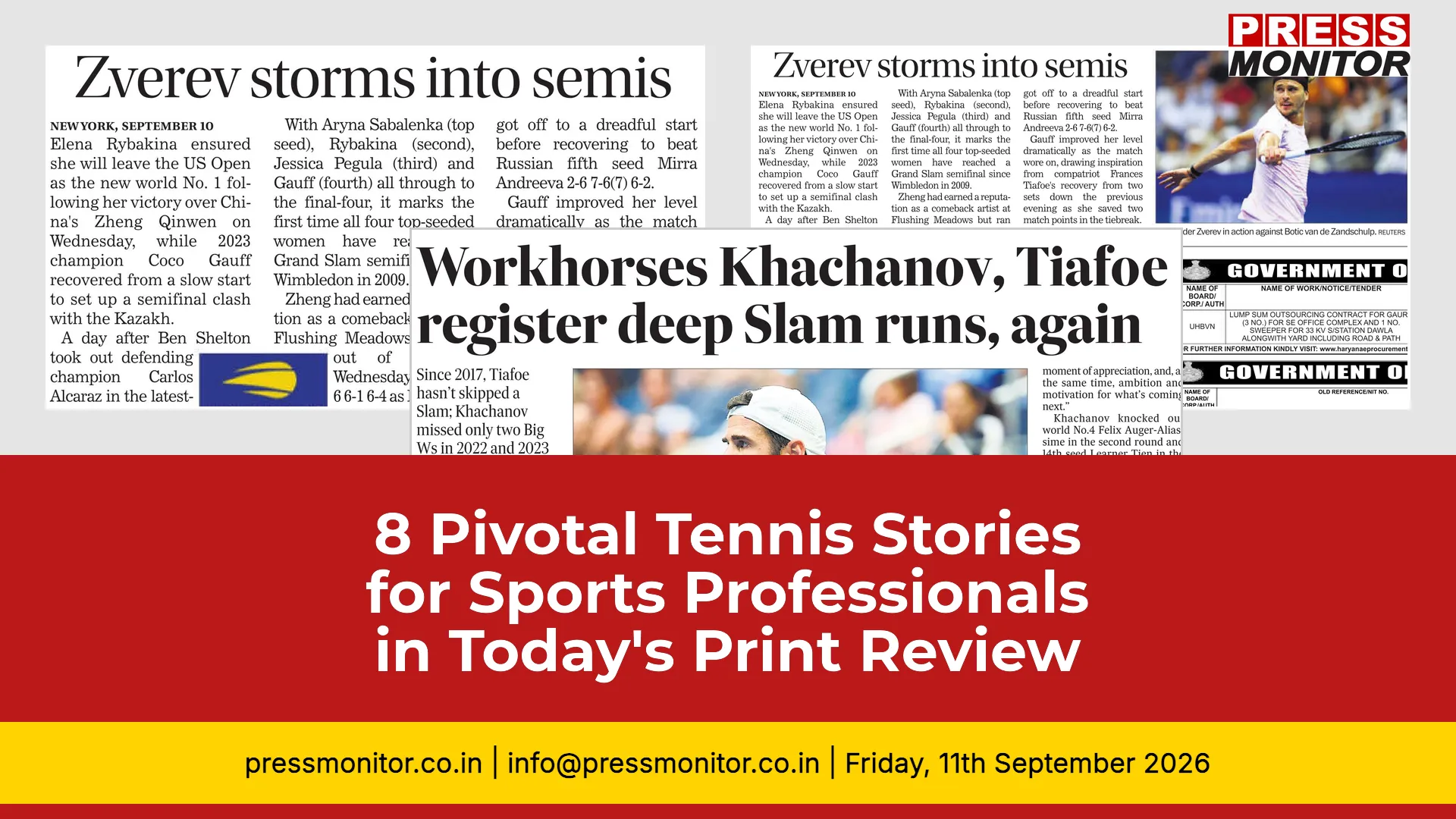8 Pivotal Tennis Stories for Sports Professionals