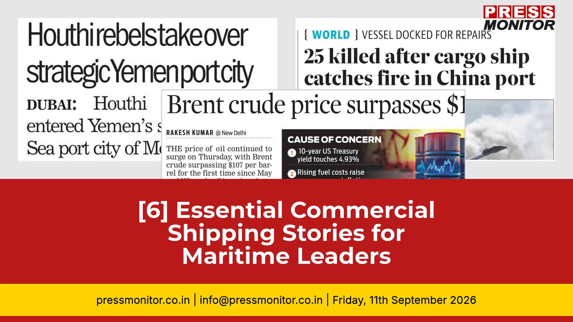 [6] Essential Commercial Shipping Stories for Maritime Leaders