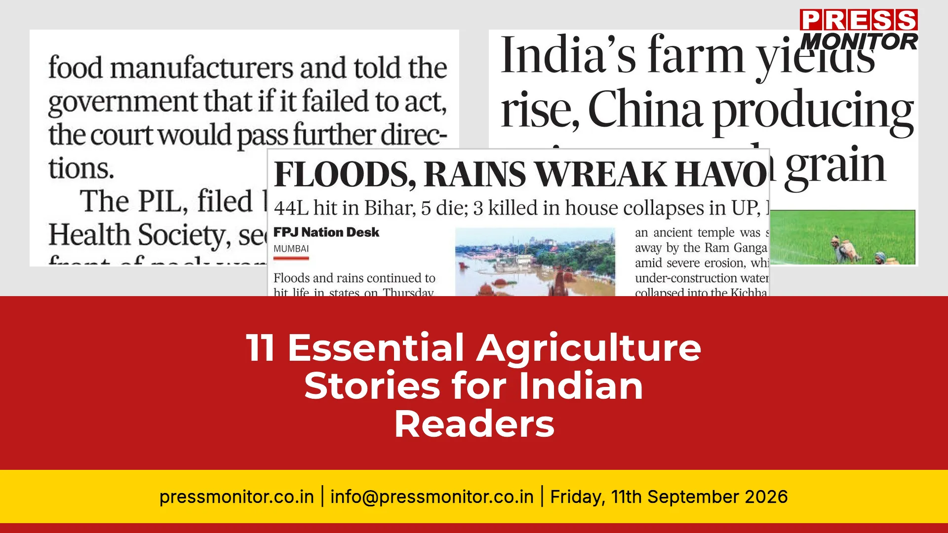 [11] Essential Agriculture Stories for Indian Readers