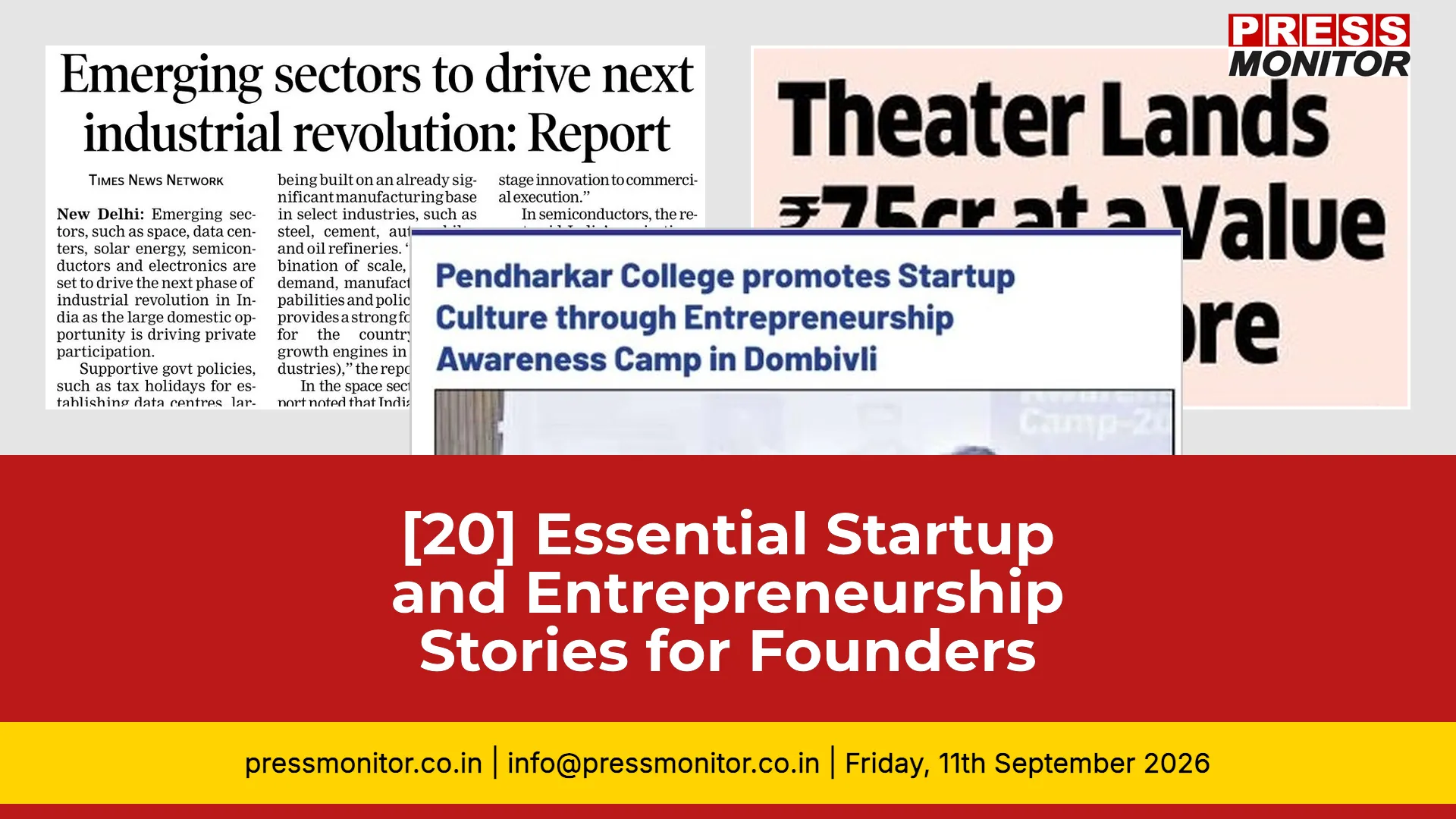 [20] Essential Startup and Entrepreneurship Stories for Indian Founders