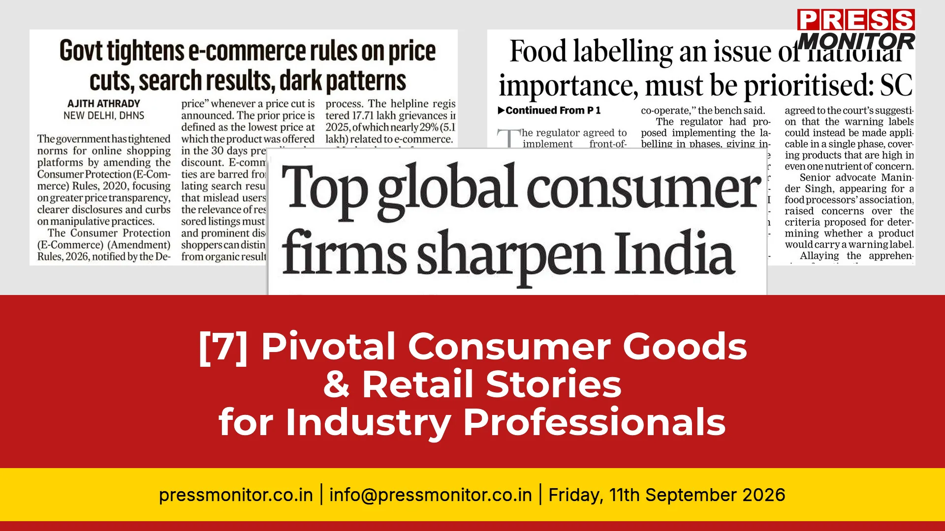 [7] Pivotal Consumer Goods & Retail Stories for Industry Professionals