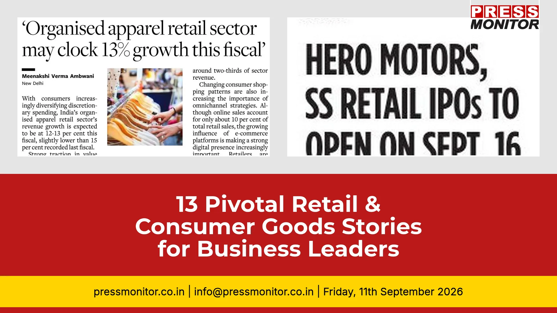 13 Pivotal Retail & Consumer Goods Stories for Business Leaders