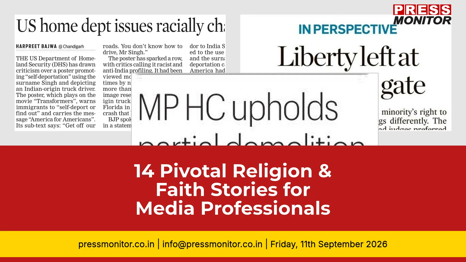 14 Pivotal Religion & Faith Stories for Media Professionals