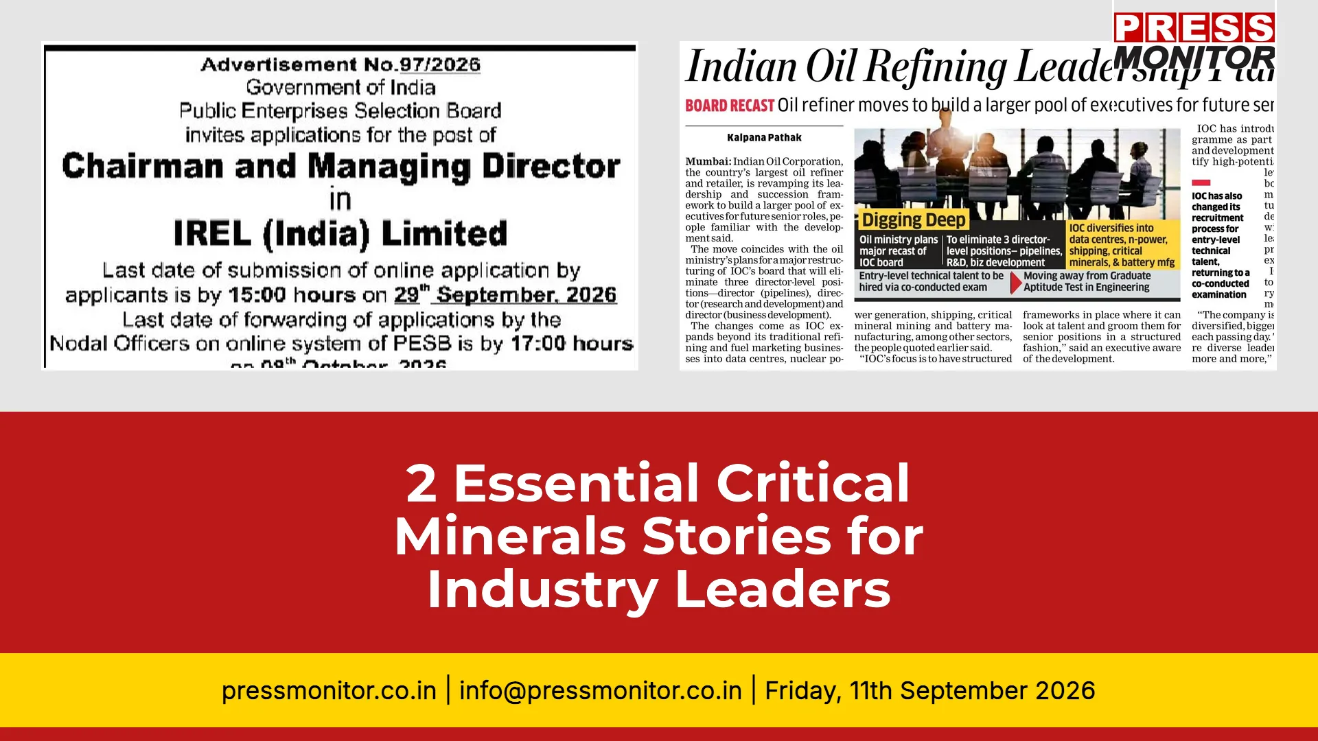 [2] Essential Critical Minerals Stories for Industry Leaders
