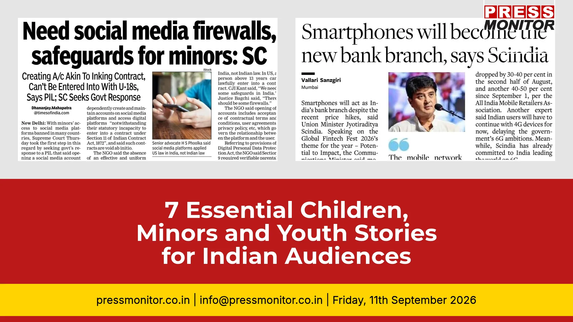 [7] Essential Children, Minors and Youth Stories for Indian Audiences