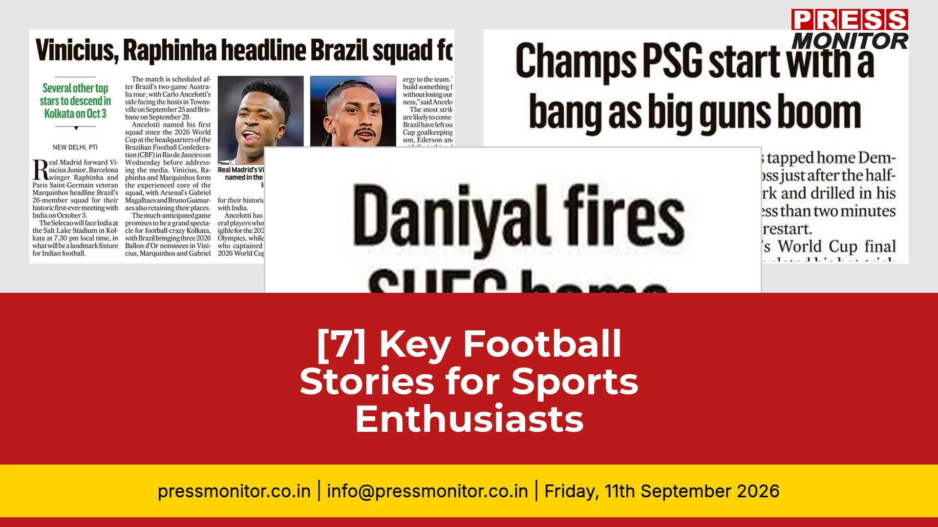 [7] Key Football Stories for Sports Enthusiasts