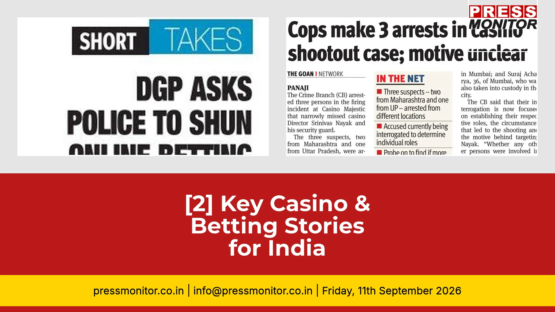 [2] Key Casino & Betting Stories for India