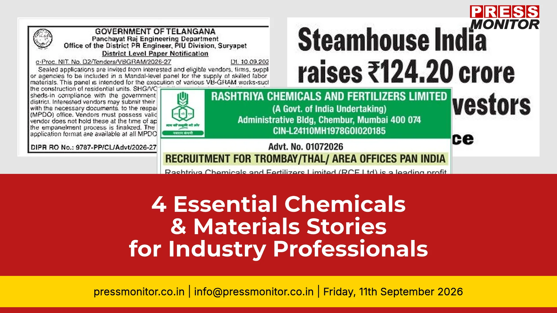 4 Essential Chemicals & Materials Stories for Industry Professionals