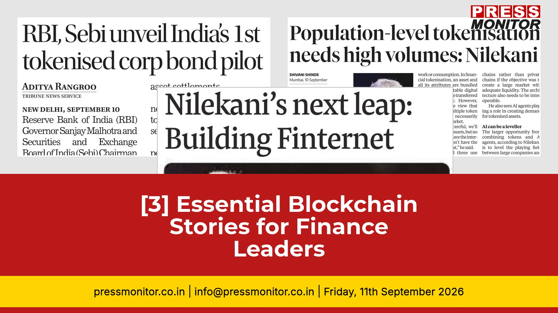[3] Essential Blockchain Stories for Finance Leaders
