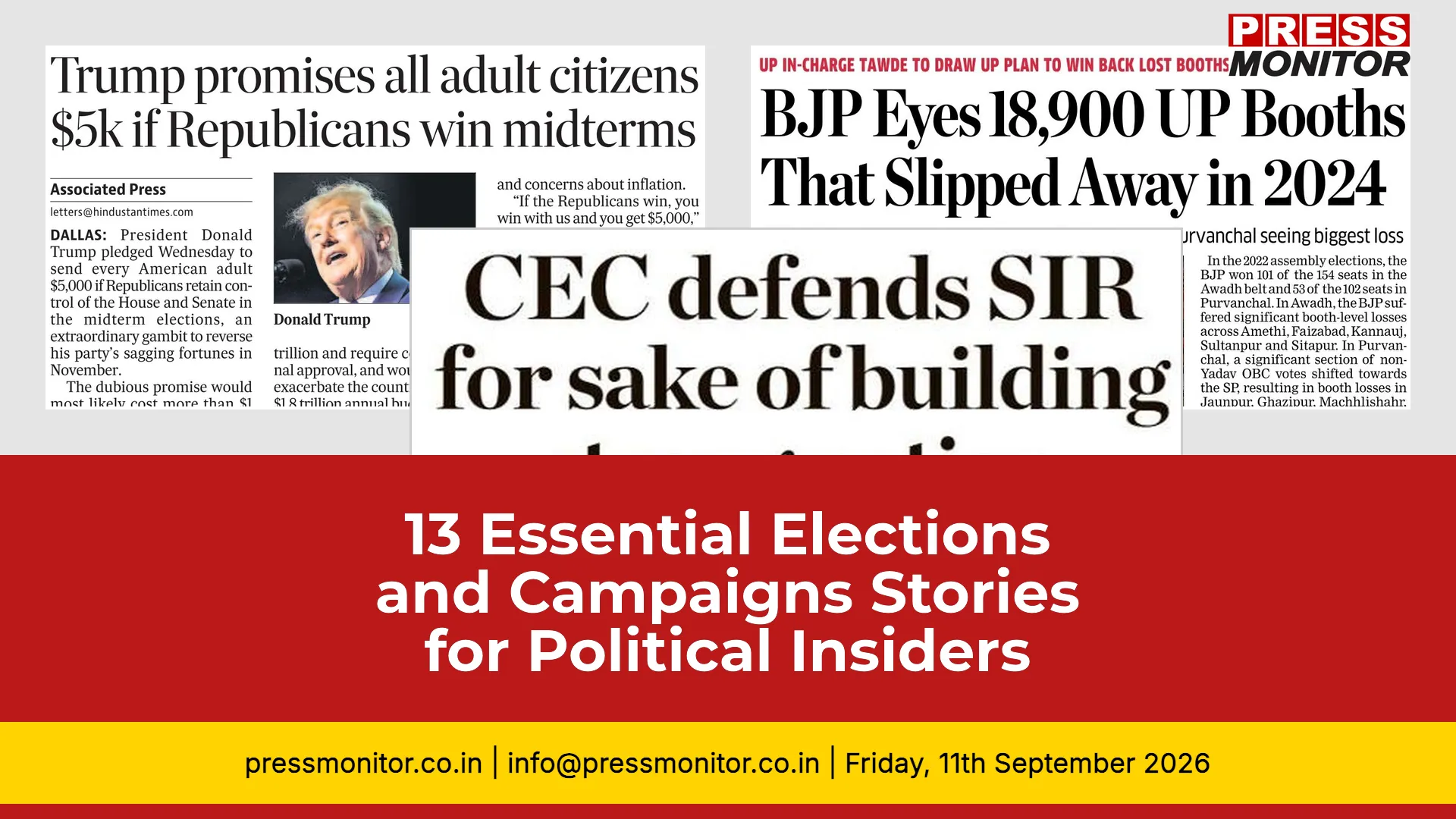 [13] Essential Elections and Campaigns Stories for Political Insiders