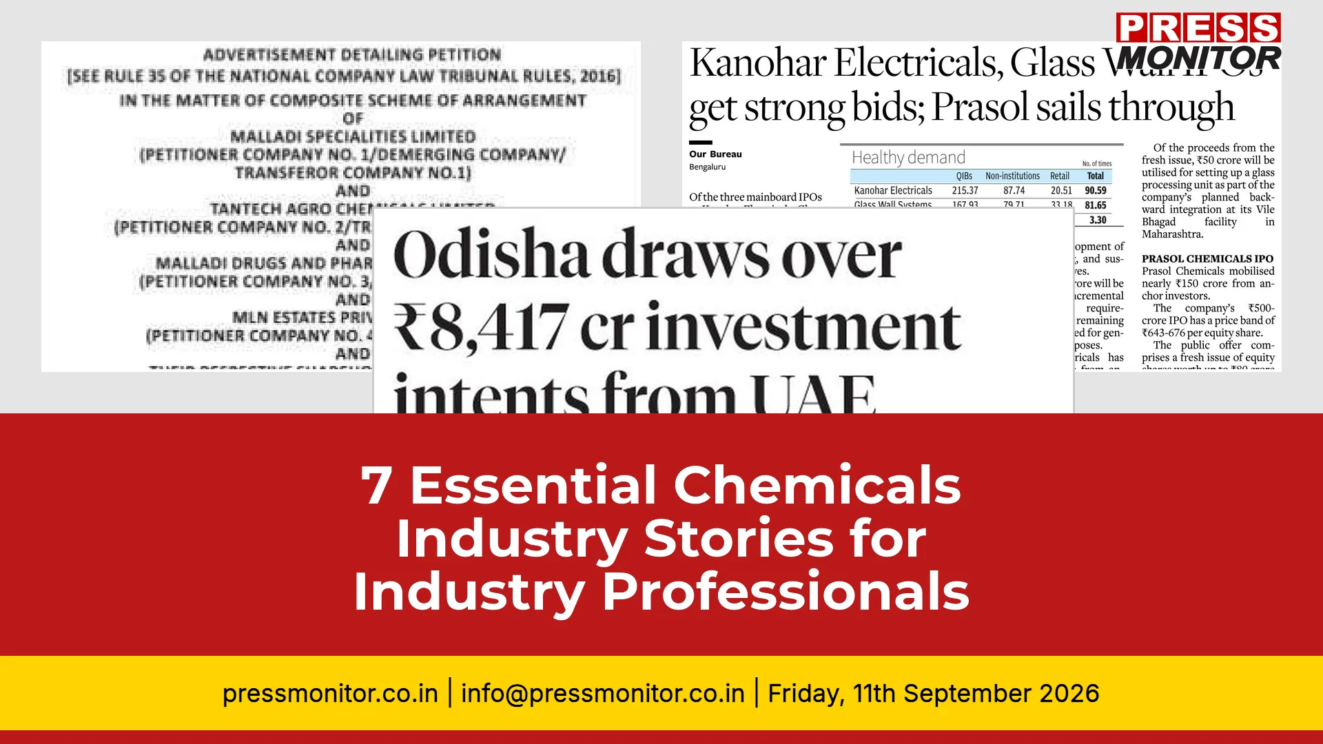 [7] Essential Chemicals Industry Stories for Industry Professionals