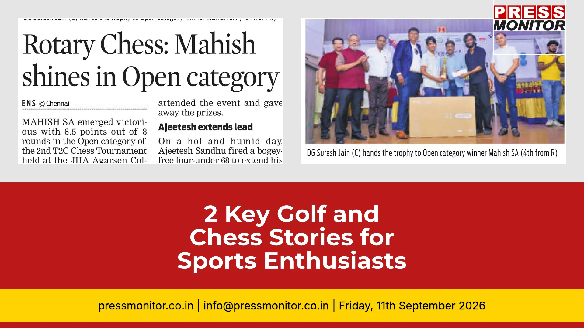 [2] Key Golf and Chess Stories for Sports Enthusiasts