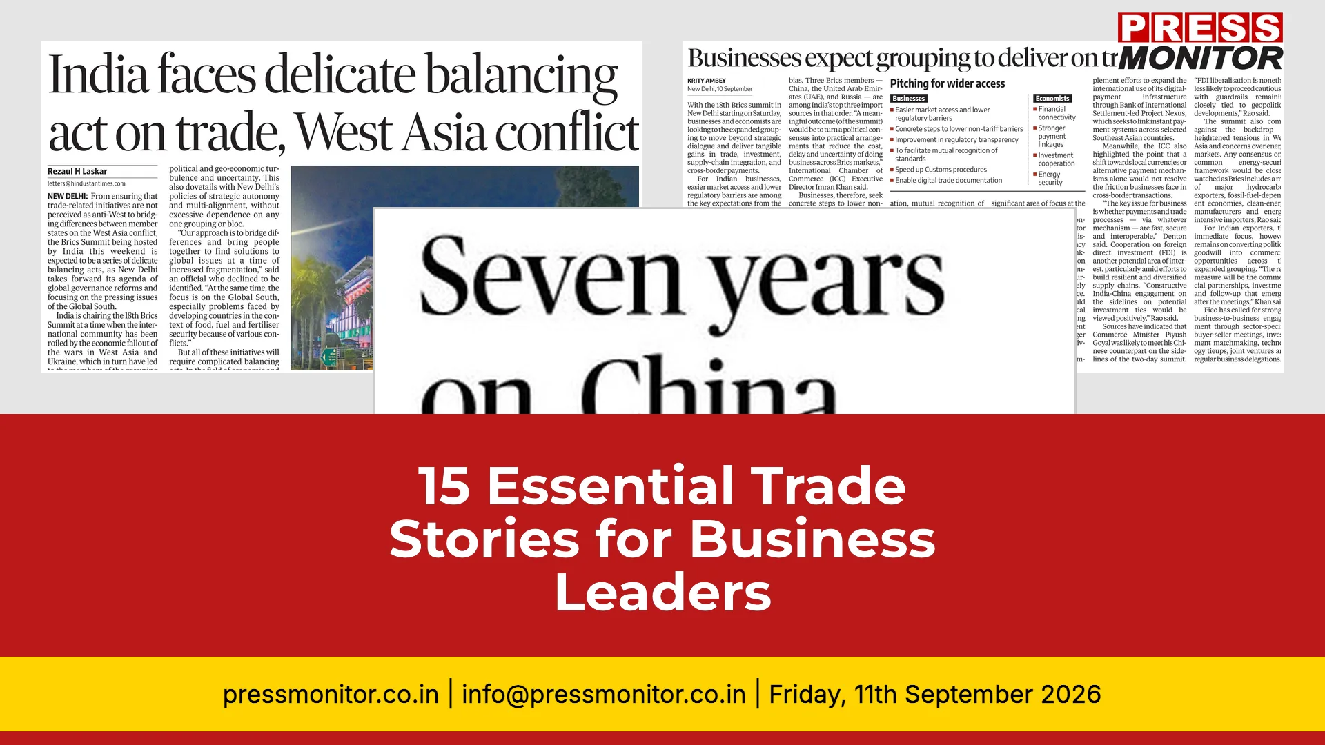 15 Essential Trade Stories for Business Leaders