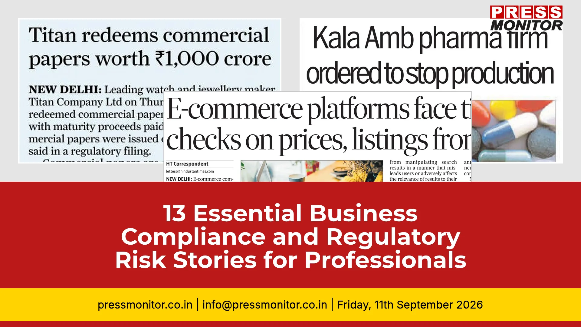 [13] Essential Business Compliance and Regulatory Risk Stories for Professionals