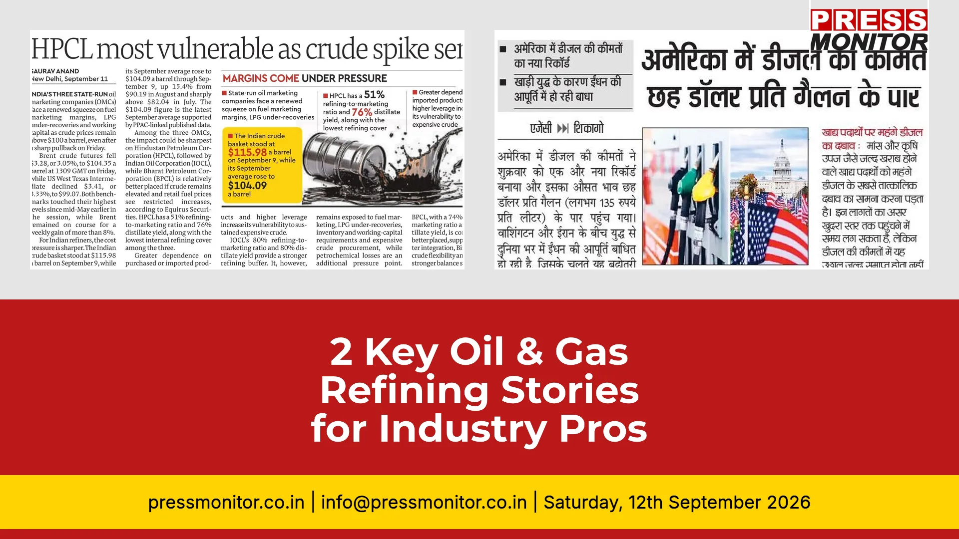 2 Key Oil & Gas Refining Stories for Industry Professionals