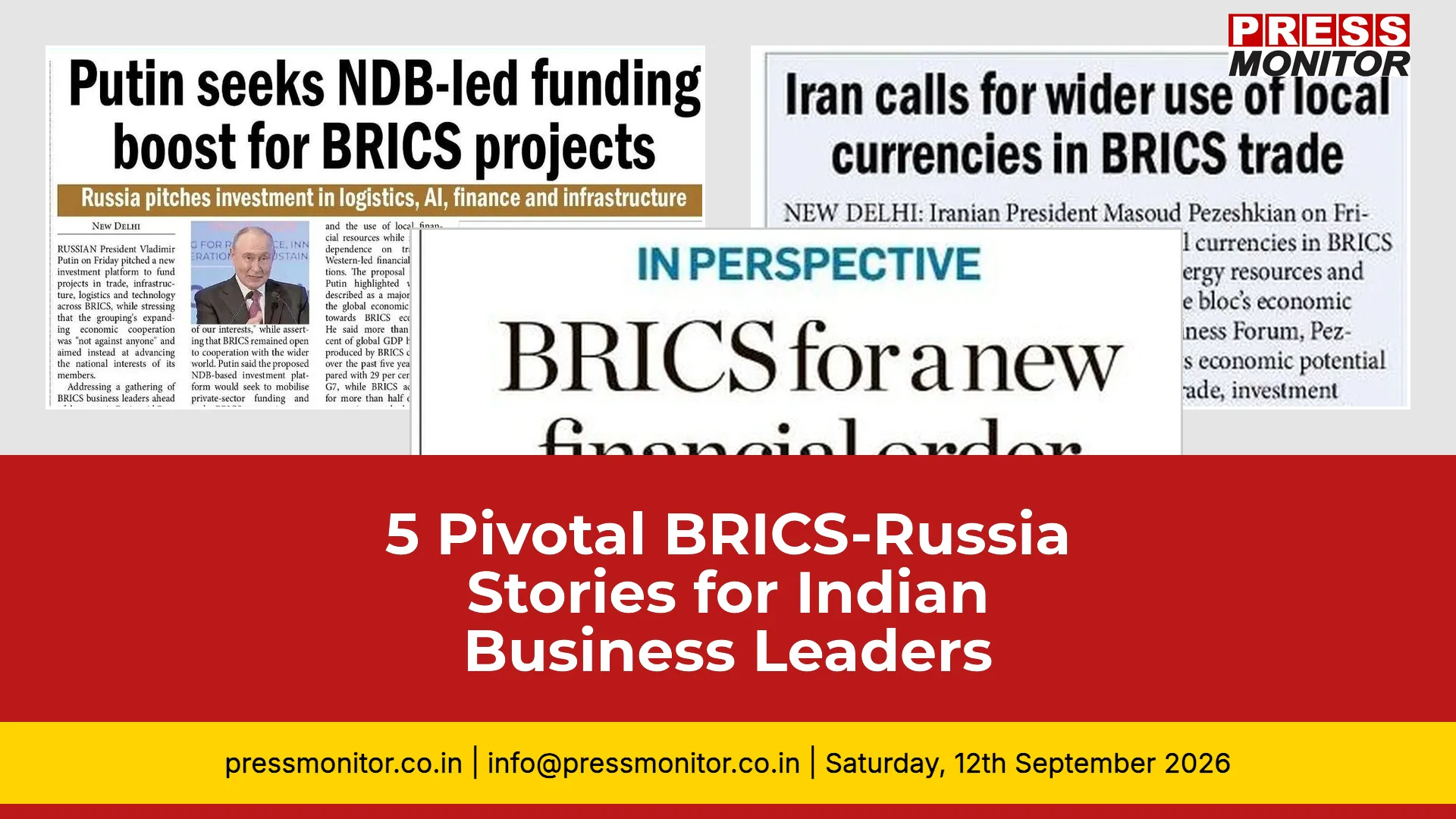 5 Pivotal BRICS-Russia Stories for Indian Business Leaders