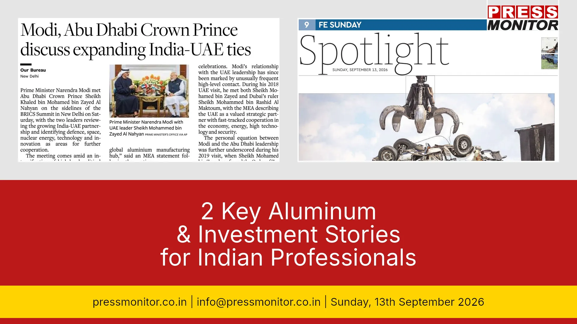 2 Key Aluminum & Investment Stories for Indian Professionals