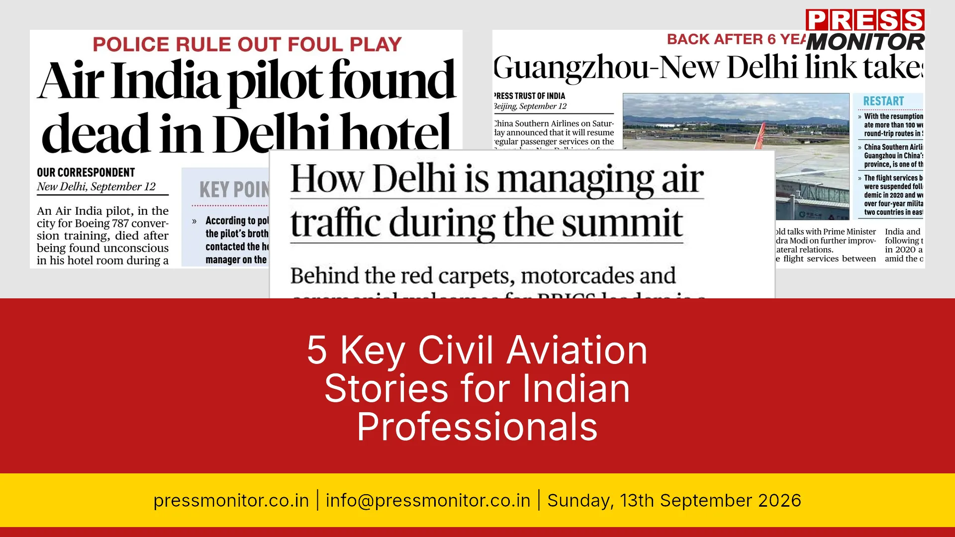 5 Key Civil Aviation Stories for Indian Professionals