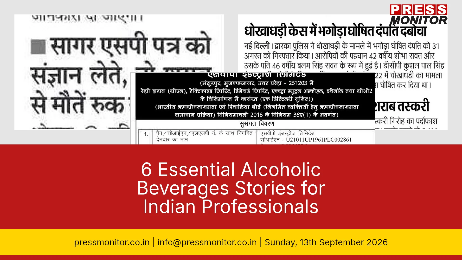 6 Essential Alcoholic Beverages Stories for Indian Professionals