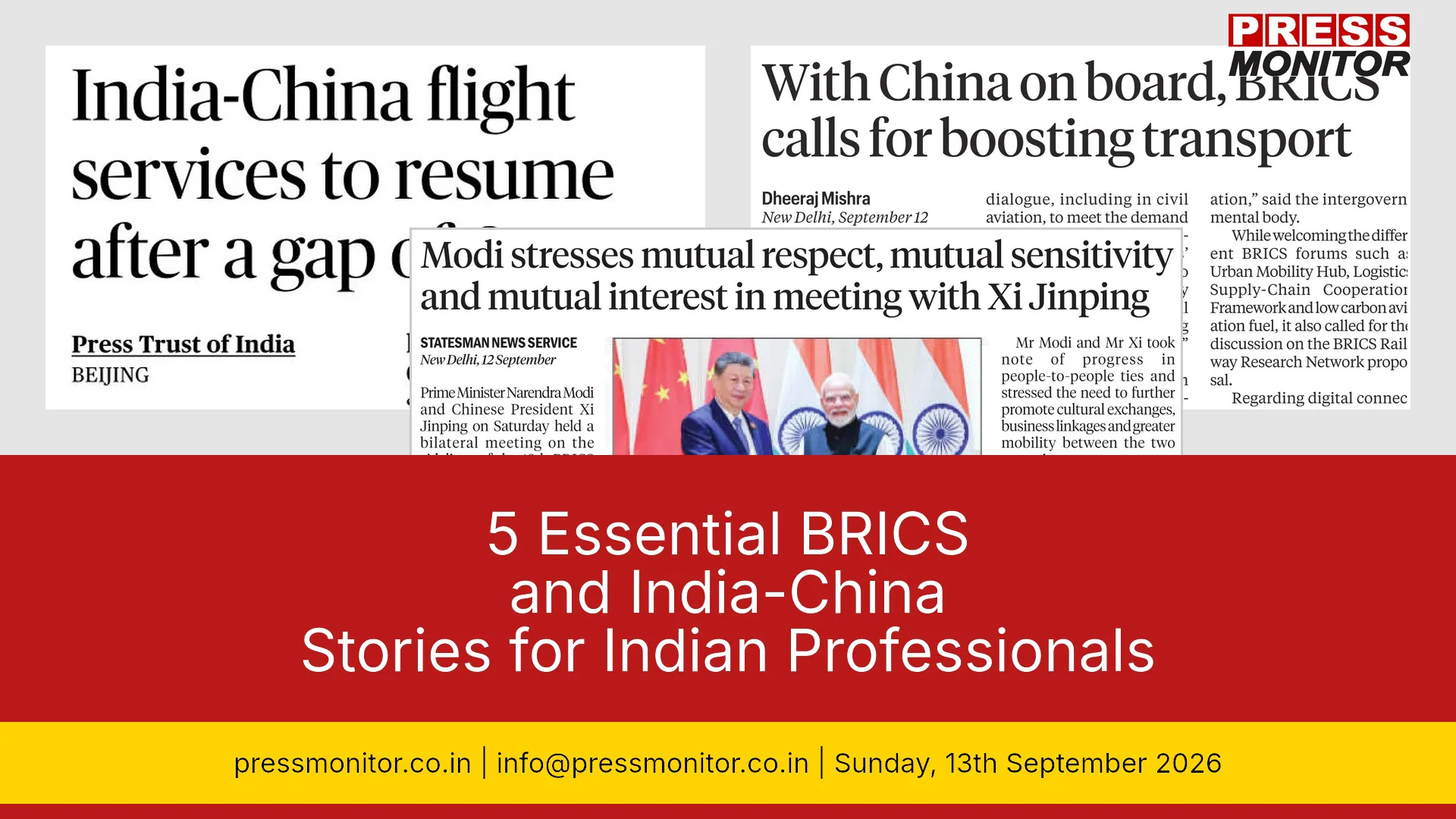 5 Essential BRICS and India-China Stories for Indian Professionals