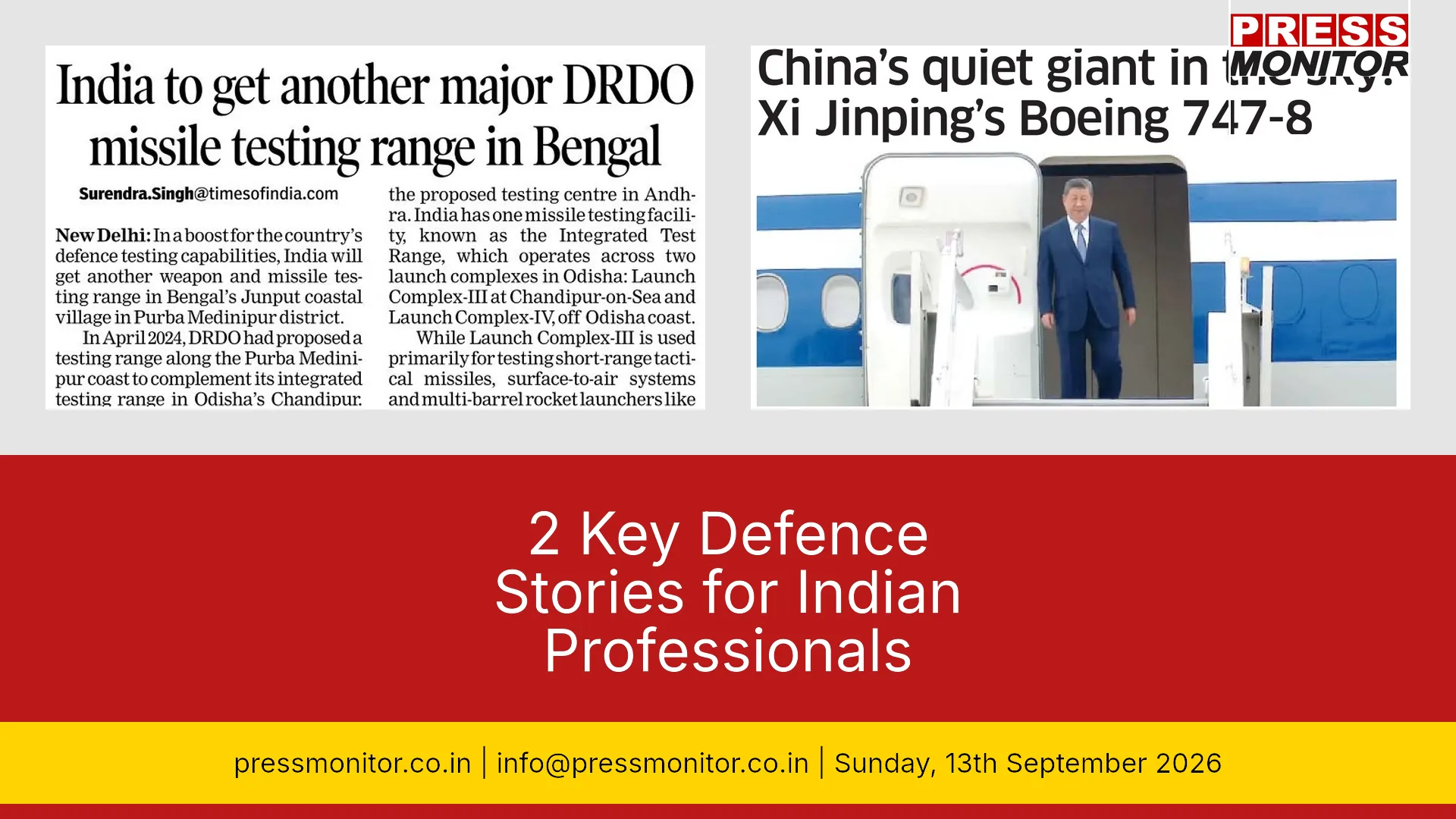 2 Key Defence Stories for Indian Professionals