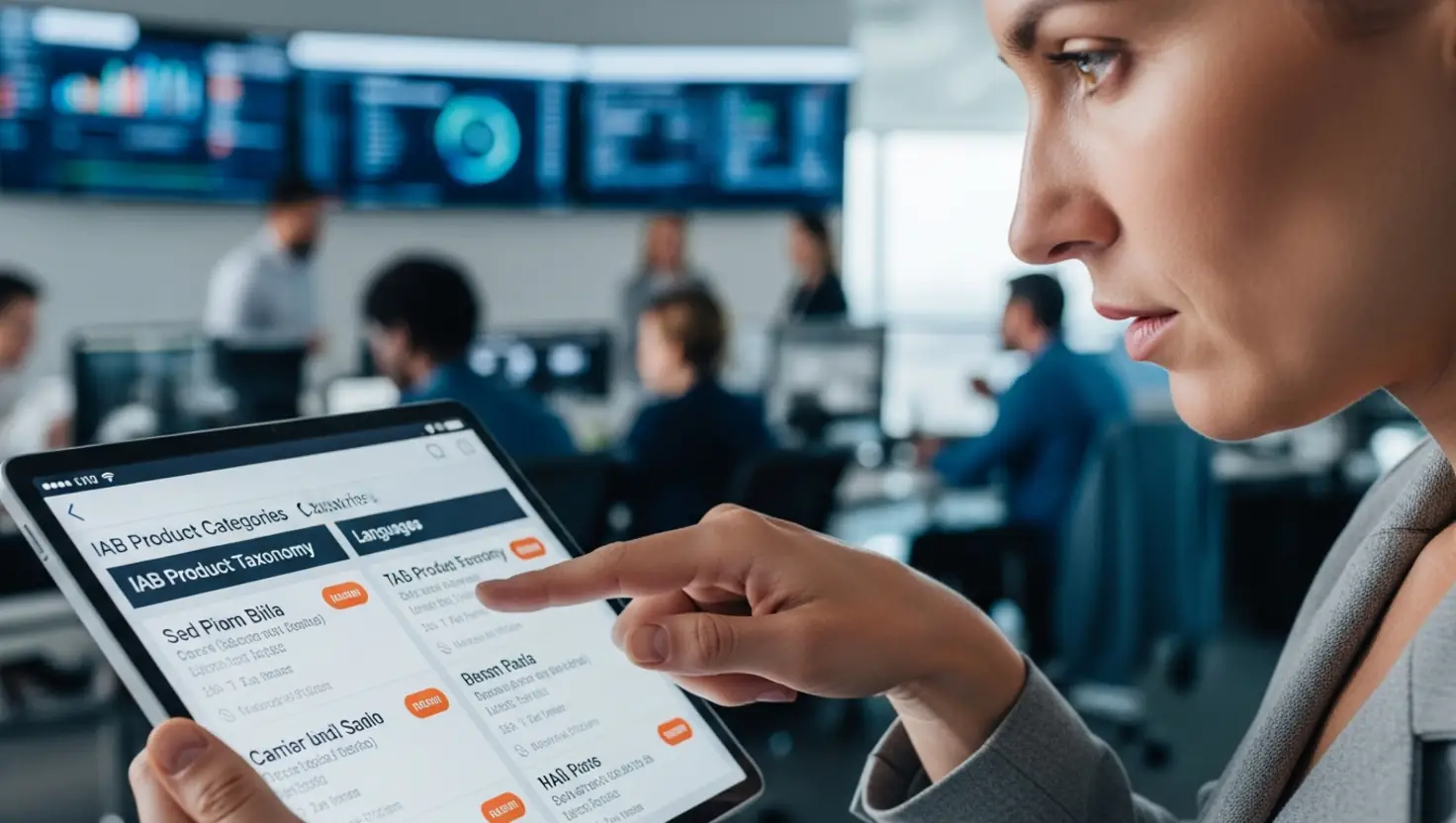 Taxonomie produit publicitaire IAB