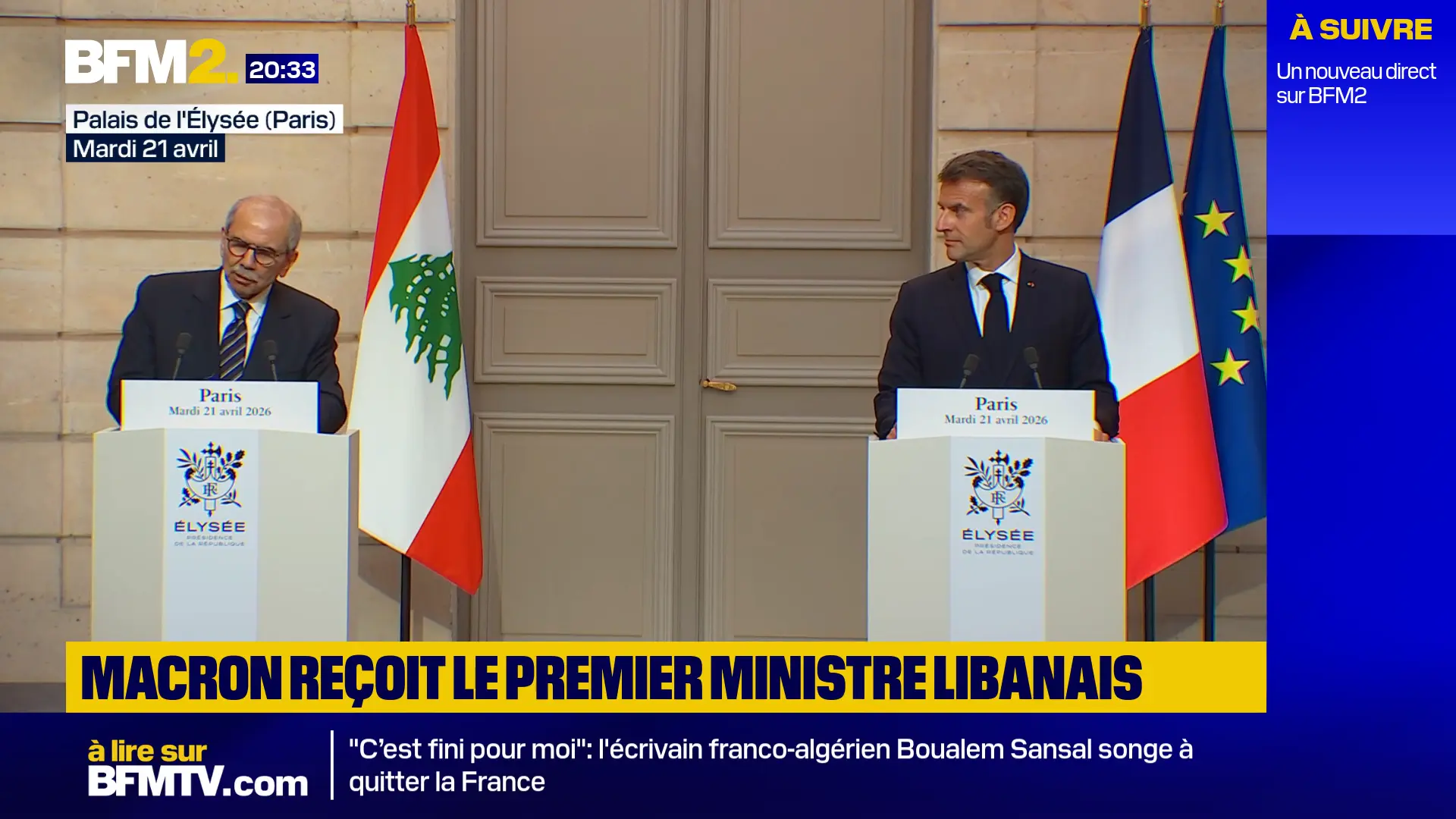 Crise géopolitique et économique mondiale : Liban, Ukraine, Iran et France au cœur des tensions du 25 avril 2026