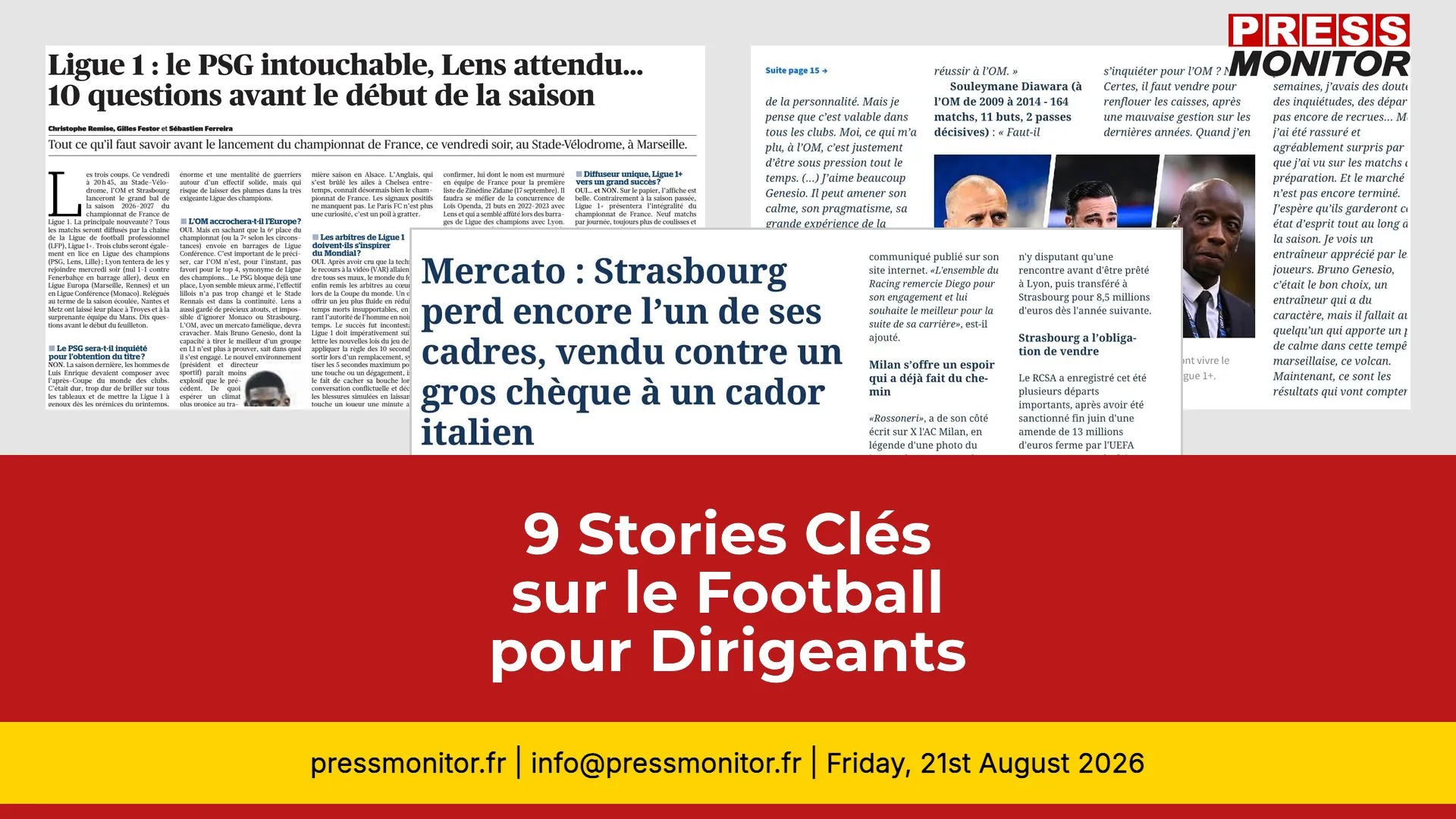 9 Stories Clés sur le Football Français pour Dirigeants
